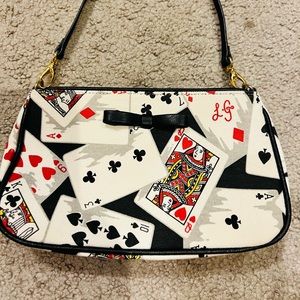 Lulu Guinness playing cards small bag